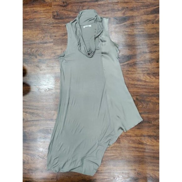 My Tribe Asymmetrical Raw Hem High Low Dress L - Picture 12 of 12